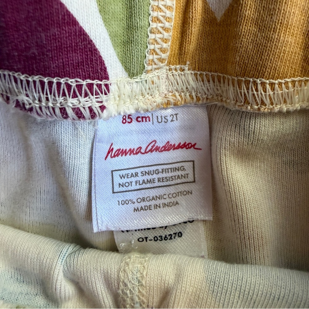 Hanna Andersson heart pajama bottoms - Picture 2 of 3